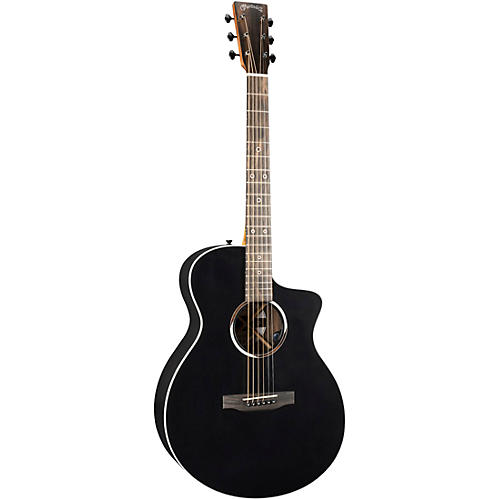 Martin SCE Custom Road Series Ziricote Acoustic-Electric Guitar Black - musicians--Friend
