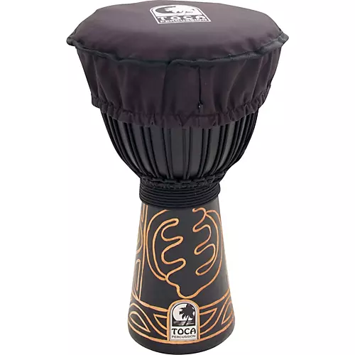 Toca Djembe Hat 12 in. Black - musicians--Friend