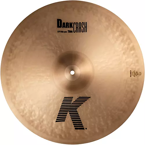 Zildjian K Dark Thin Crash Cymbal 19 in. - musicians--Friend
