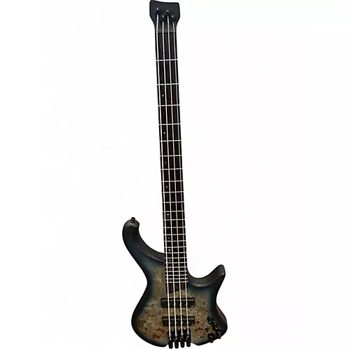 Used Ibanez EHB ERGONOMIC HEADLESS  COSMIC BLUE STARBURST Electric Bass Guitar COSMIC BLUE STARBURST - musicians--Friend
