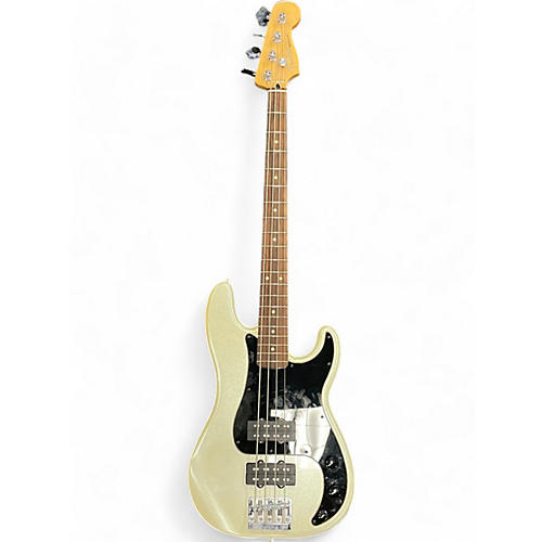 Used 2014 Fender Blacktop Precision Bass White Chrome Pearl Electric Bass Guitar White Chrome Pearl - musicians--Friend