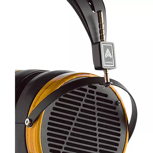 Audeze LCD-3 with Zebrano Wood Rings Black/Brown - musicians--Friend