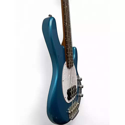 Used Sterling by Music Man RaySS4 Blue Electric Bass Guitar Blue - musicians--Friend