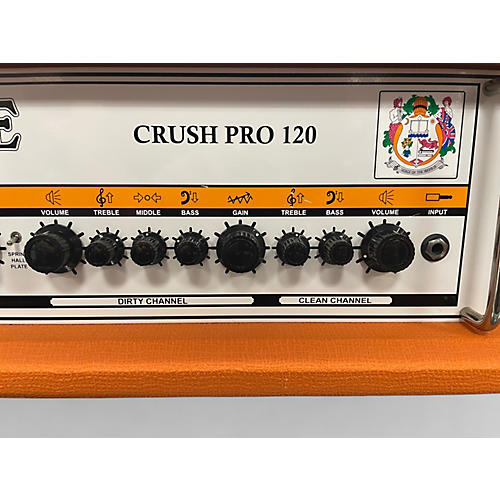Used Orange Amplifiers CR120H Crush Pro 120W Solid State Guitar Amp Head - musicians--Friend