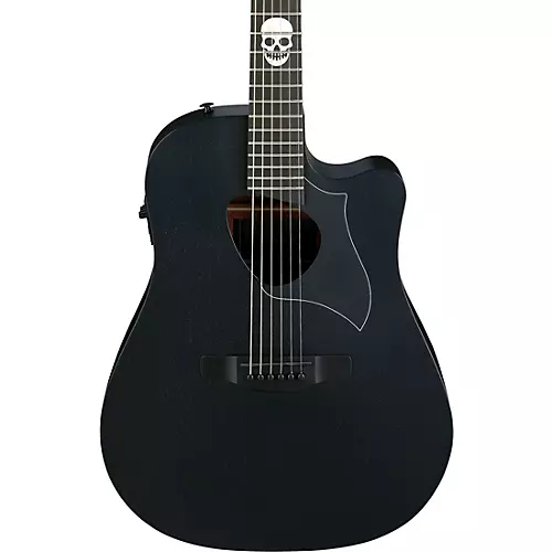Ibanez ALT31 Altstar Dreadnought Acoustic-Electric Guitar Weathered Black - musicians--Friend