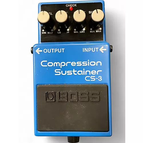 Used BOSS CS3 Compressor Sustainer Effect Pedal - musicians--Friend