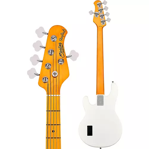 Sterling by Music Man StingRay Classic 5 RAY25CA Bass Olympic White - musicians--Friend
