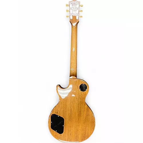 Used 2024 Gibson Les Paul Standard Amber Solid Body Electric Guitar Amber - musicians--Friend