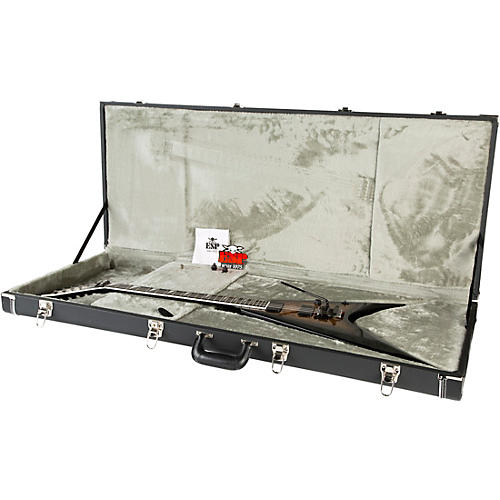 ESP E-II Arrow Electric Guitar Nebula Black Burst - musicians--Friend