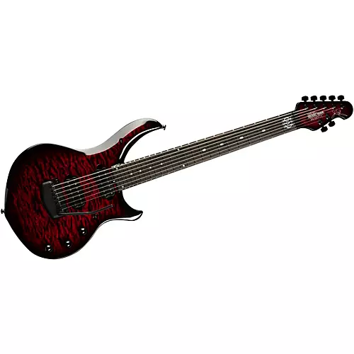 Ernie Ball Music Man John Petrucci BFR Majesty 7 Quilt Top 7-String Electric Guitar Red Nebula - musicians--Friend