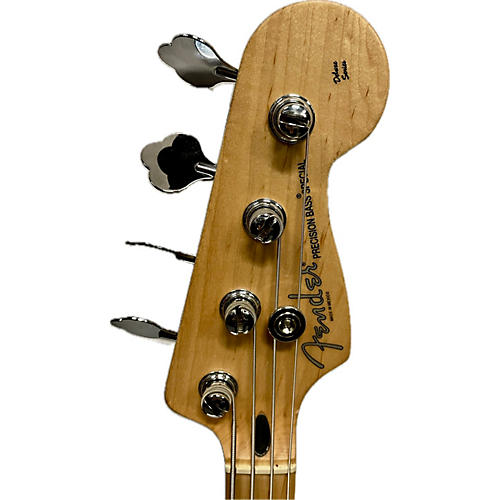 Used Fender Deluxe Active Precision Bass Cream Electric Bass Guitar Cream - musicians--Friend