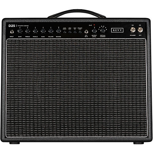 Revv Amplification D25 25W 1x12 Tube Combo Amplifier Black - musicians--Friend