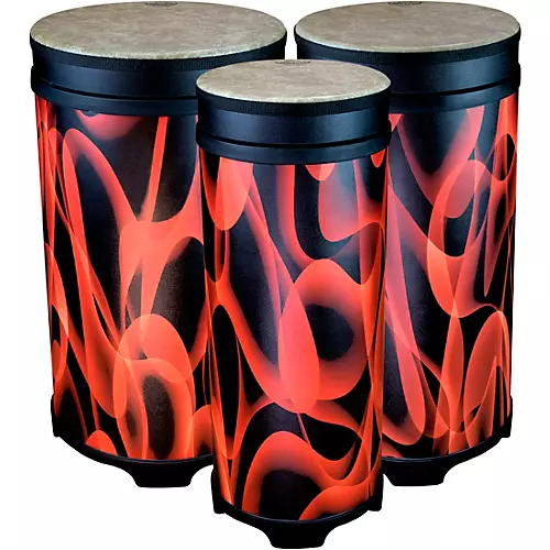 Remo Versa Tubano Drum Nested Pack Black Matte - musicians--Friend