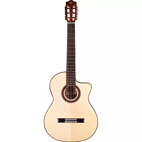 Cordoba GK Studio Flamenco Acoustic-Electric Guitar Edge Burst - musicians--Friend