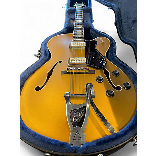 Used Guild X-175 MANHATTAN SPECIAL SATIN GOLD Hollow Body Electric Guitar SATIN GOLD - musicians--Friend