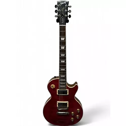 Used Gibson Les Paul Standard 1960S Neck FUSCHIA Solid Body Electric Guitar FUSCHIA - musicians--Friend