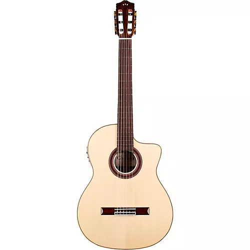 Cordoba GK Studio Negra Flamenco Acoustic-Electric Guitar Wine Red - musicians--Friend