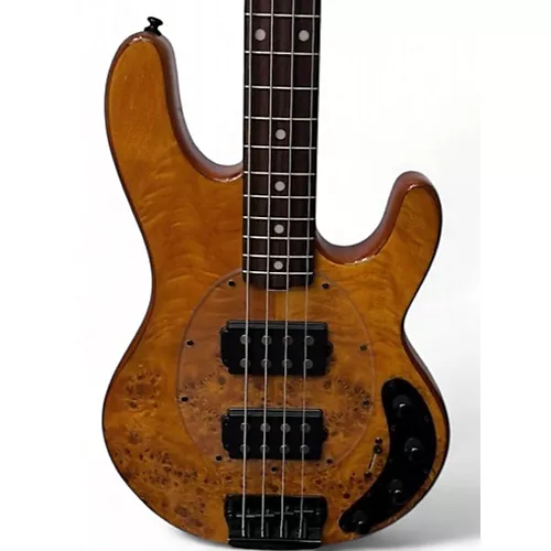 Used Sterling By Music Man Sting Ray 34HH Natural Electric Bass Guitar Natural - musicians--Friend