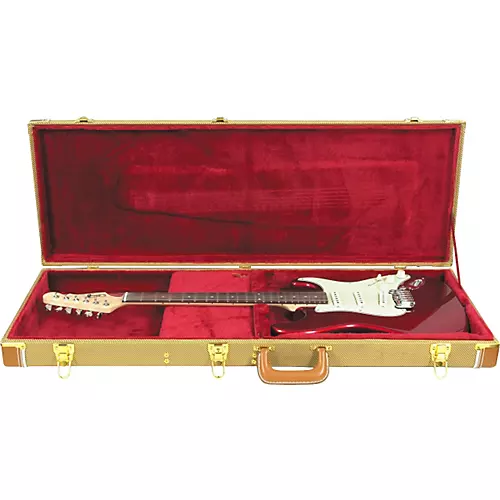 Musician's Gear Deluxe Electric Guitar Case Black - musicians--Friend