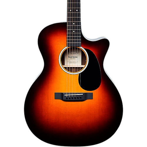 Martin GPC-13E Ziricote Fine Veneer Acoustic-Electric Guitar Burst - musicians--Friend