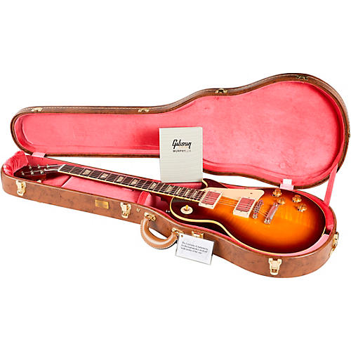 Gibson Custom Murphy Lab 1959 Les Paul Standard Reissue Ultra Light Aged Electric Guitar Sunrise Tea Burst - musicians--Friend
