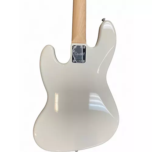 Used Squier Affinity Jazz Bass White Electric Bass Guitar White - musicians--Friend