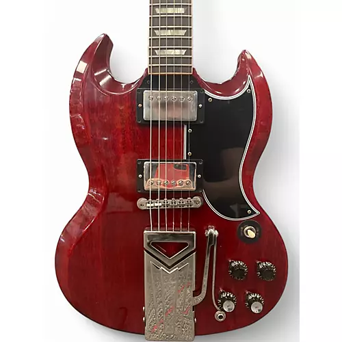 Used Gibson 60th Anniversary 1961 Les Paul SG Standard Cherry Red Solid Body Electric Guitar Cherry Red - musicians--Friend