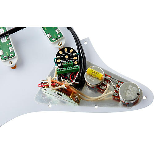Seymour Duncan Everything Axe Loaded Pickguard White - musicians--Friend