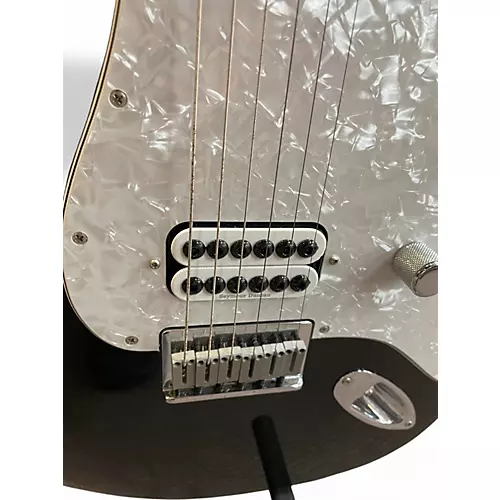 Used Fender Tom Delonge Signature Stratocaster Black Solid Body Electric Guitar Black - musicians--Friend