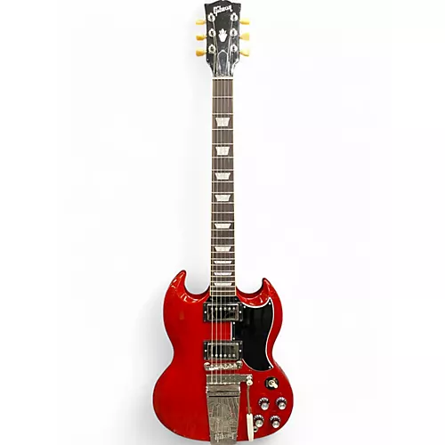Used 2020 Gibson SG STANDARD '61 MAESTRO VIBROLA VINTAGE CHERRY Solid Body Electric Guitar VINTAGE CHERRY - musicians--Friend