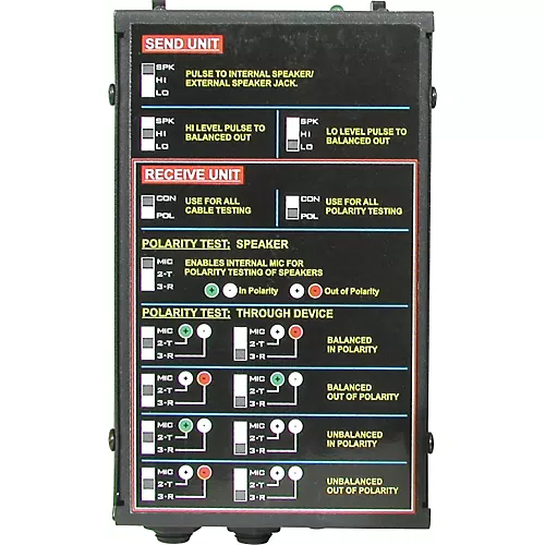 Galaxy Audio CPTS0000 Cricket Polarity Test Set - musicians--Friend