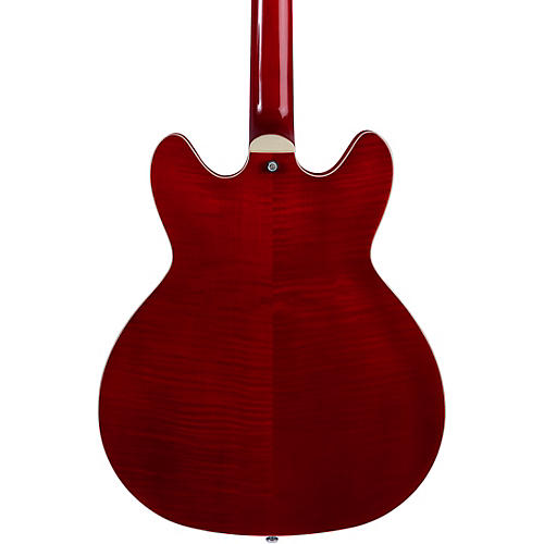 Hagstrom Tremar Viking Deluxe Electric Guitar Transparent Wild Cherry - musicians--Friend