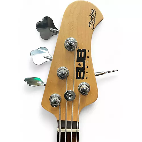 Used Sterling by Music Man Ray4 Black Electric Bass Guitar Black - musicians--Friend