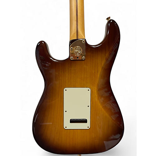 Used 2021 Fender 75th Anniversary Commemorative Stratocaster Bourbon Burst Solid Body Electric Guitar Bourbon Burst - musicians--Friend
