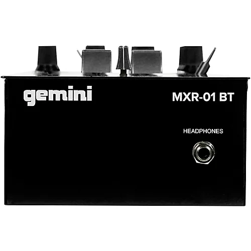 Gemini MXR-01BT 2 Channel Professional DJ Mixer With Bluetooth Input - musicians--Friend