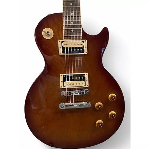 Used 2015 Gibson Les Paul Tribute Brown Solid Body Electric Guitar Brown - musicians--Friend