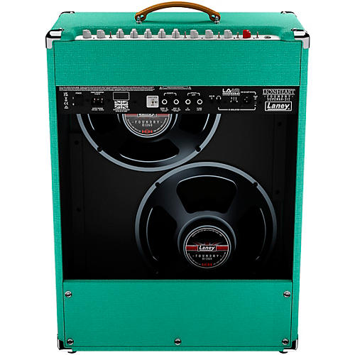Laney Lionheart Foundry LFSUPER60-212 60W 2x12 Guitar Combo Amp Sea Foam Green - musicians--Friend