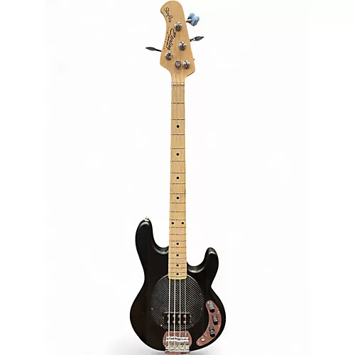 Used Sterling by Music Man Sub 4 Satin Black Electric Bass Guitar Satin Black - musicians--Friend