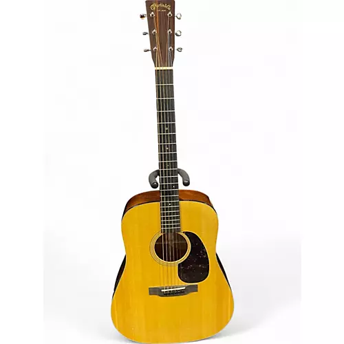 Used Martin D18 Natural Acoustic Guitar Natural - musicians--Friend