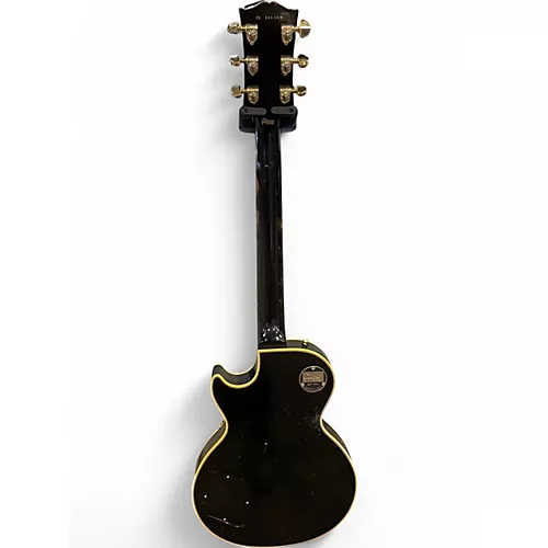 Used 2022 Gibson LES PAUL CUSTOM MURPHY LAB  Ebony Solid Body Electric Guitar Ebony - musicians--Friend