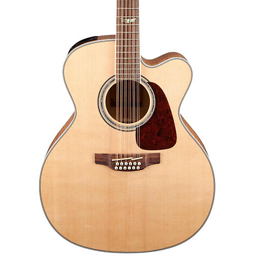 Takamine GJ72CE-12 G Series Jumbo Cutaway 12-String Acoustic-Electric Guitar Natural Flame Maple - musicians--Friend
