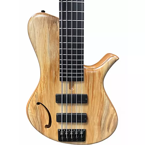 Used Marleaux MBASS BIGHOLLOW Natural Electric Bass Guitar Natural - musicians--Friend
