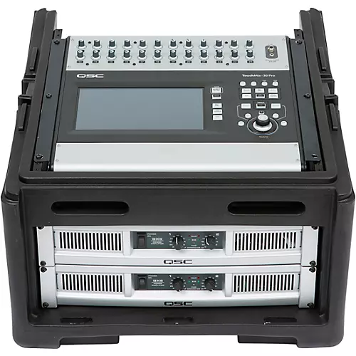 SKB 1SKB-R104W 10 x 4 Compact Rolling Rig 8 RU Space Black - musicians--Friend
