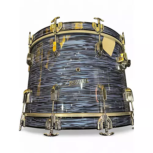 Used Pearl 3 piece President Ocean Ripple Drum Kit Ocean Ripple - musicians--Friend