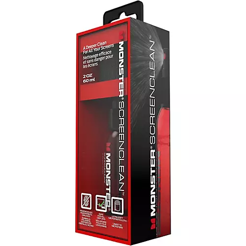 Monster Cable ScreenClean 60ML Bottle & Microfiber Cloth - musicians--Friend