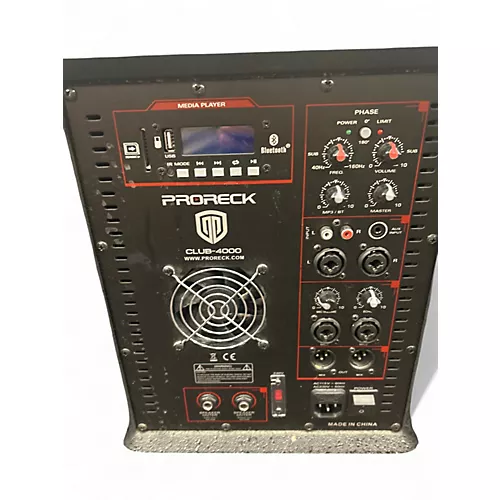 Used Proreck Club 4000 Powered Subwoofer - musicians--Friend