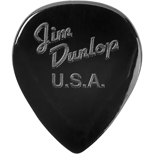 Dunlop Peter Frampton Vintage Jazz Teardrop Black Picks 2.08 mm 24 Pack - musicians--Friend