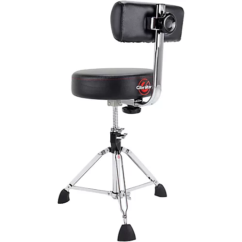 Gibraltar Round Drum Throne with Backrest - 13 in. - musicians--Friend