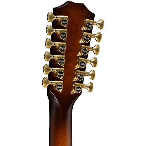 Taylor Builder's Edition 652ce V-Class 12-String Grand Concert Acoustic-Electric Guitar Wild Honey Burst - musicians--Friend