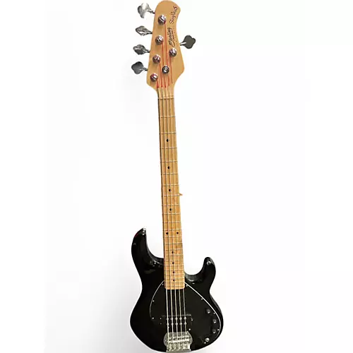 Used Sterling by Music Man Ray5 5 String Black Electric Bass Guitar Black - musicians--Friend
